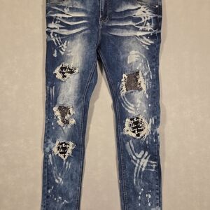 Switch Remarkable distressed slim fit denim jeans (M299)